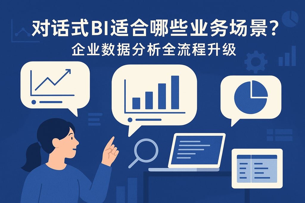 对话式BI适合哪些业务场景？企业数据分析全流程升级