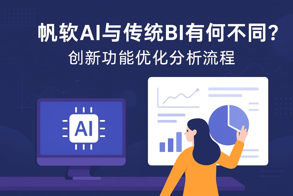帆软AI与传统BI有何不同？创新功能优化分析流程