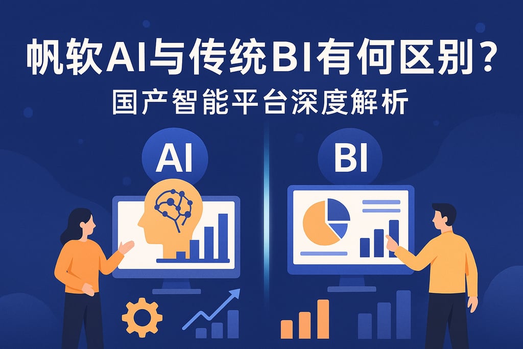 帆软AI与传统BI有何区别？国产智能平台深度解析
