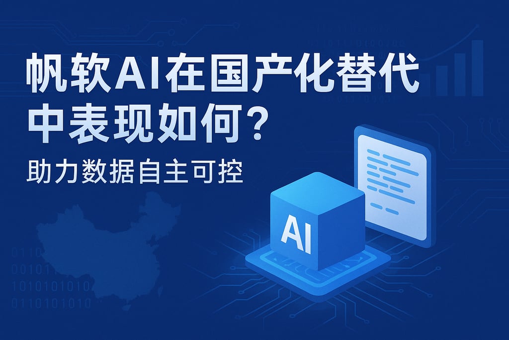 帆软AI在国产化替代中表现如何？助力数据自主可控