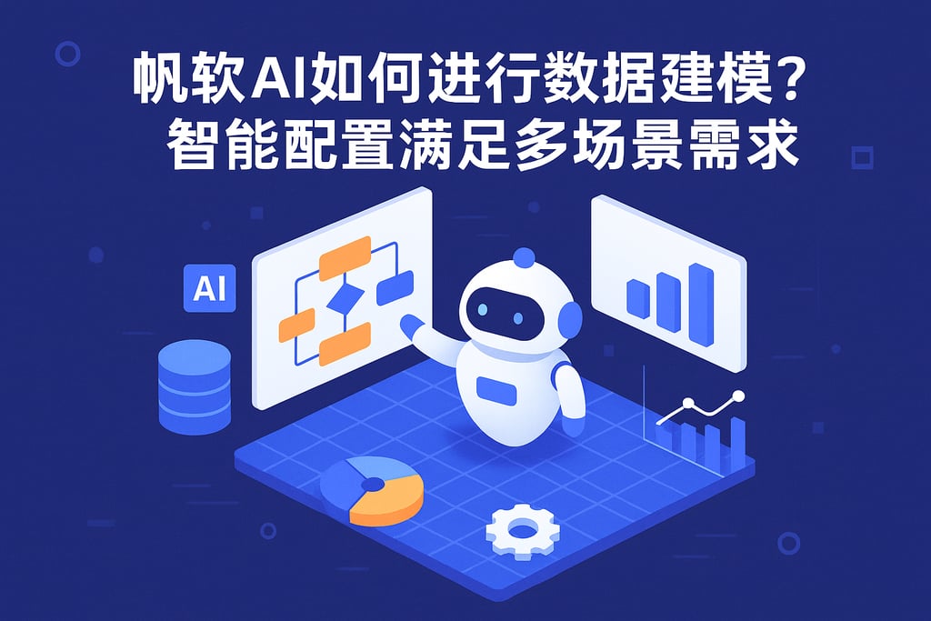帆软AI如何进行数据建模？智能配置满足多场景需求