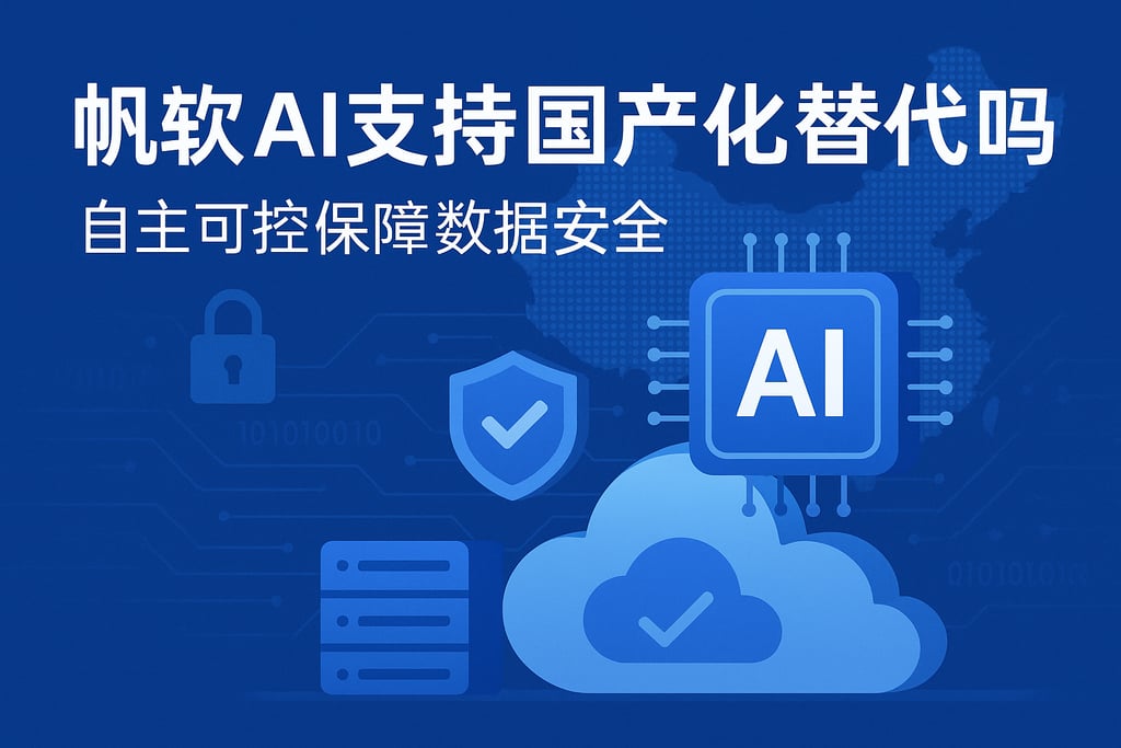 帆软AI支持国产化替代吗？自主可控保障数据安全