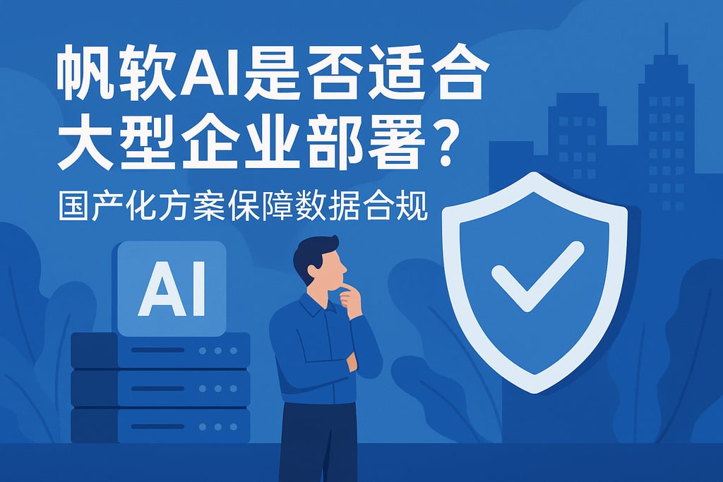 帆软AI是否适合大型企业部署？国产化方案保障数据合规
