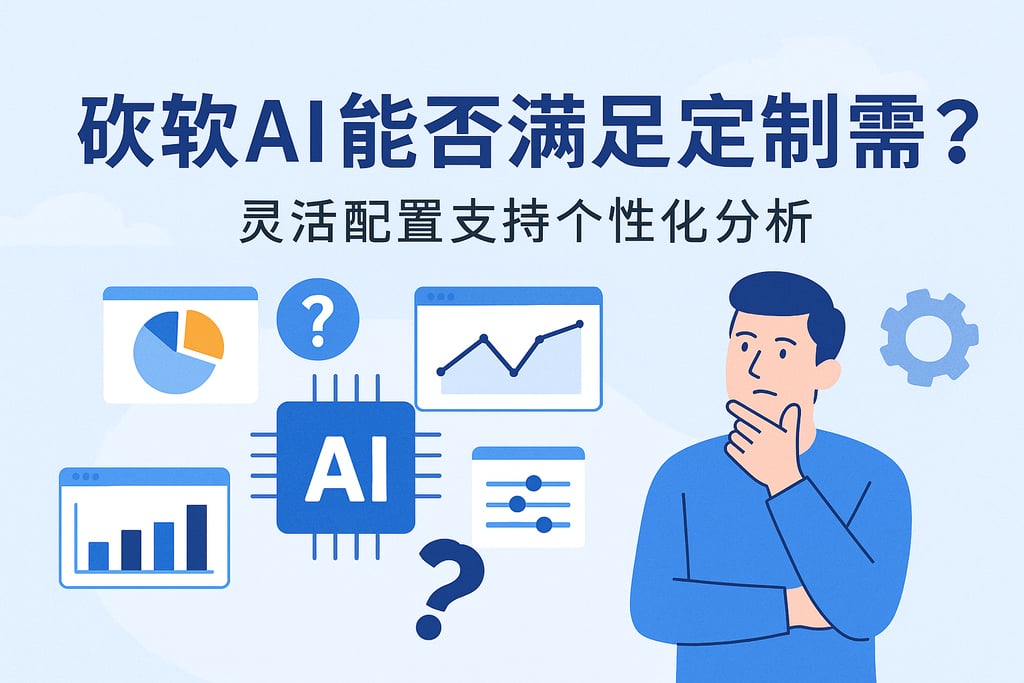 帆软AI能否满足定制需求？灵活配置支持个性化分析