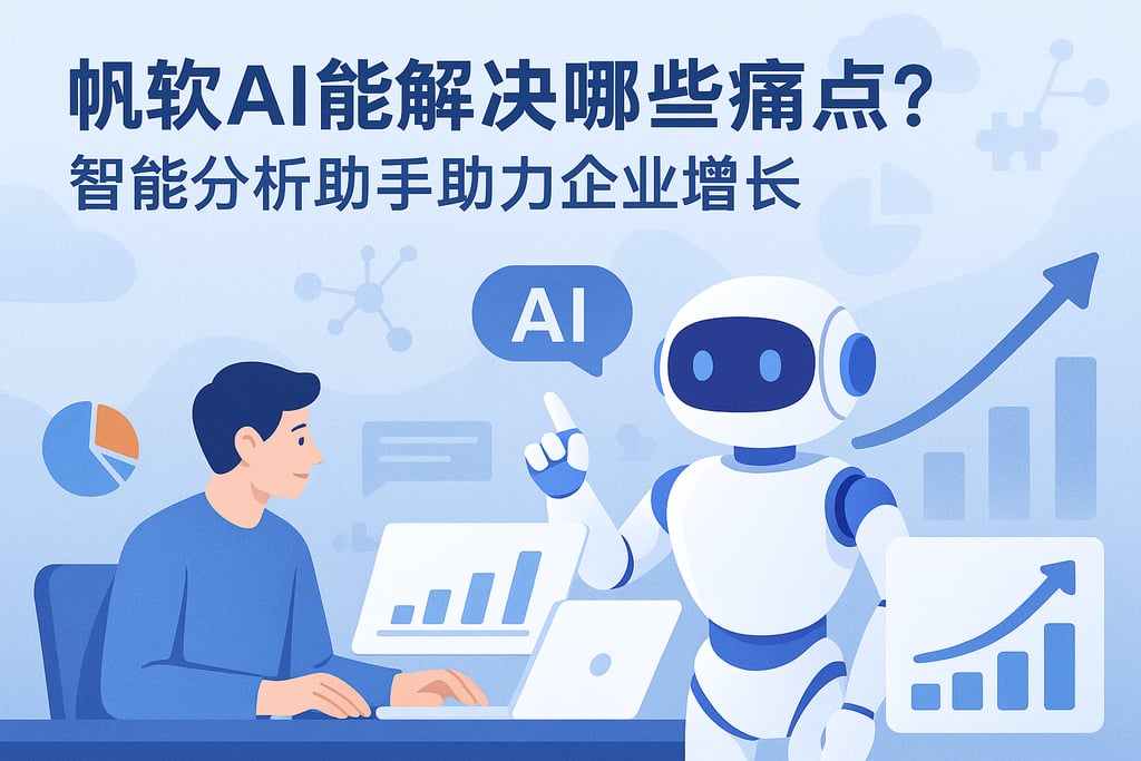 帆软AI能解决哪些痛点？智能分析助手助力企业增长