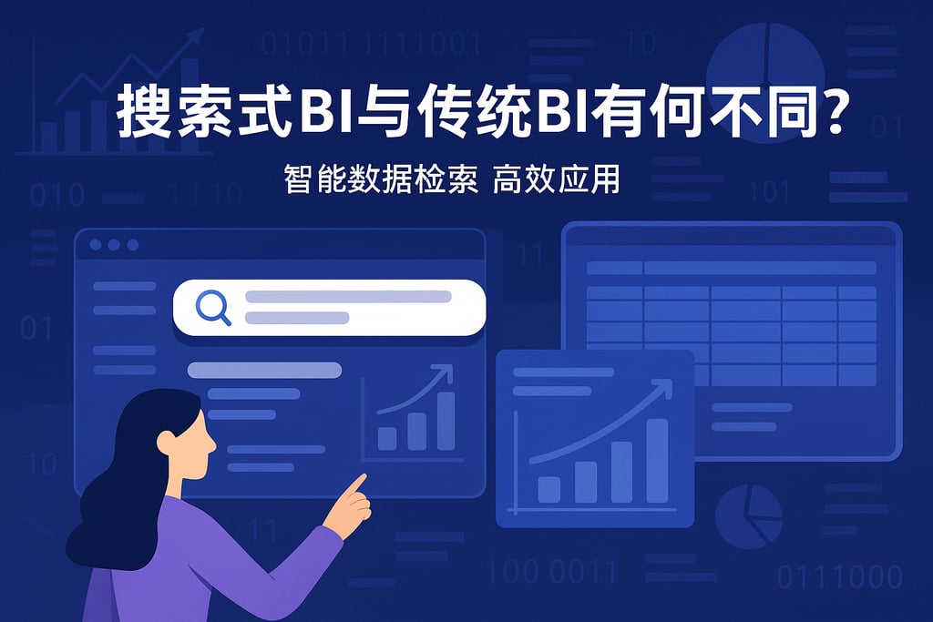 搜索式BI与传统BI有何不同？智能数据检索高效应用