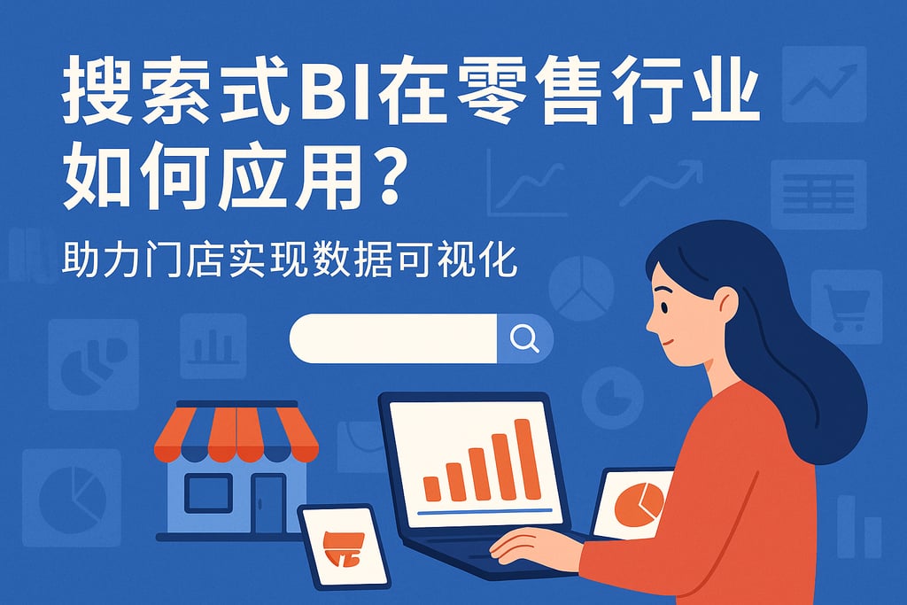 搜索式BI在零售行业如何应用？助力门店实现数据可视化