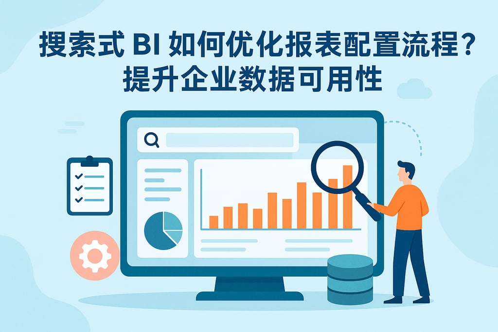 搜索式BI如何优化报表配置流程？提升企业数据可用性