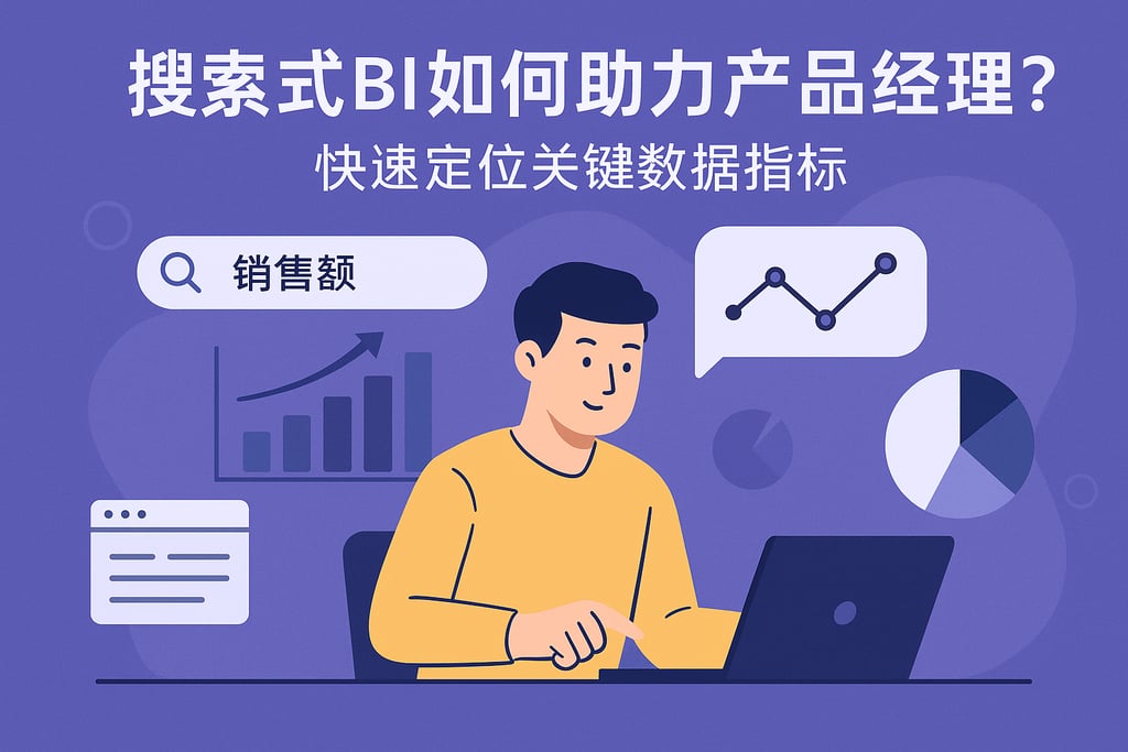 搜索式BI如何助力产品经理？快速定位关键数据指标