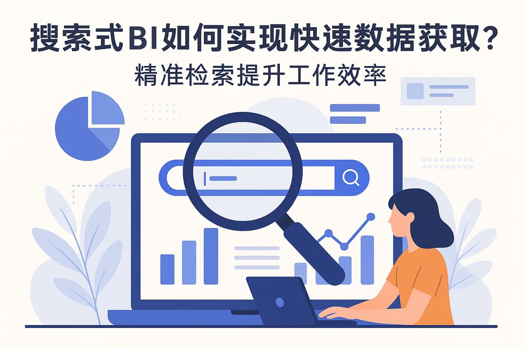 搜索式BI如何实现快速数据获取？精准检索提升工作效率