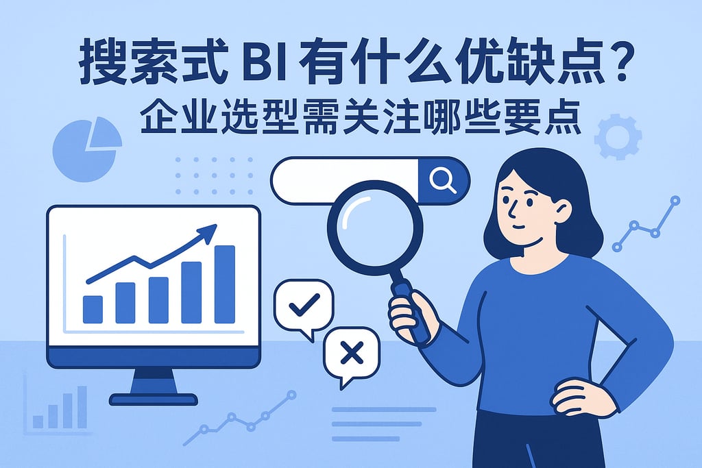 搜索式BI有什么优缺点？企业选型需关注哪些要点