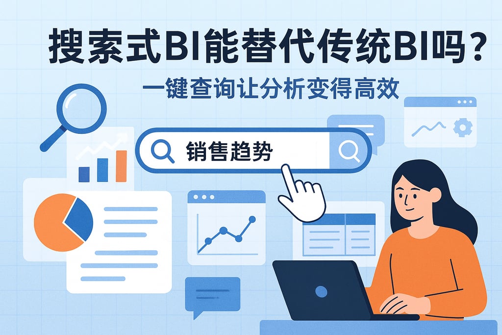 搜索式BI能替代传统BI吗？一键查询让分析变得高效