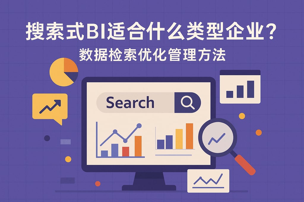 搜索式BI适合什么类型企业？数据检索优化管理方法