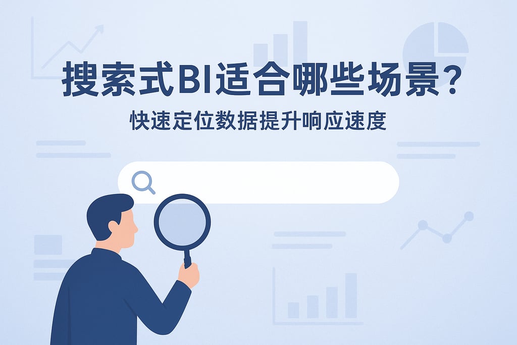 搜索式BI适合哪些场景？快速定位数据提升响应速度