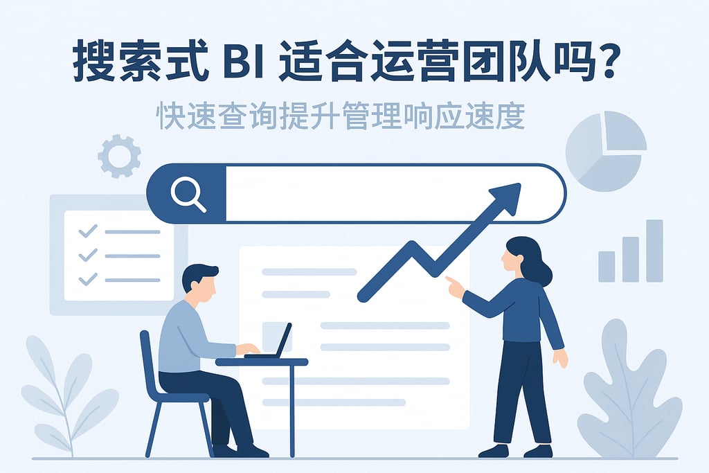 搜索式BI适合运营团队吗？快速查询提升管理响应速度