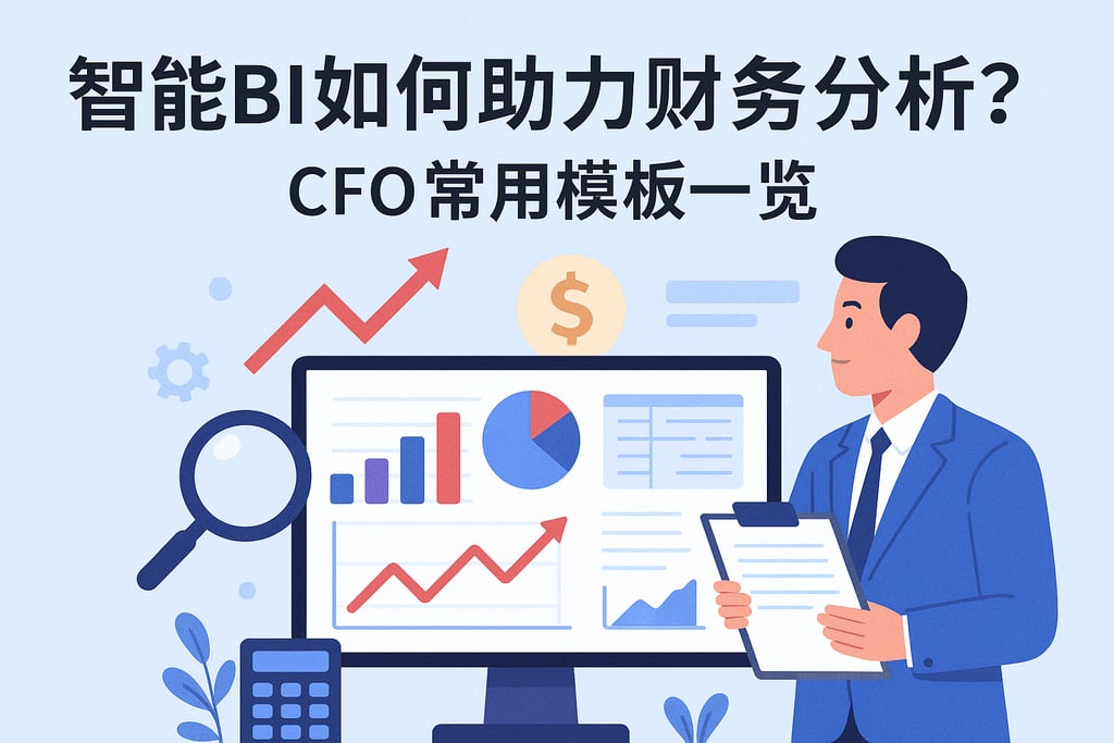 智能BI如何助力财务分析？CFO常用模板一览