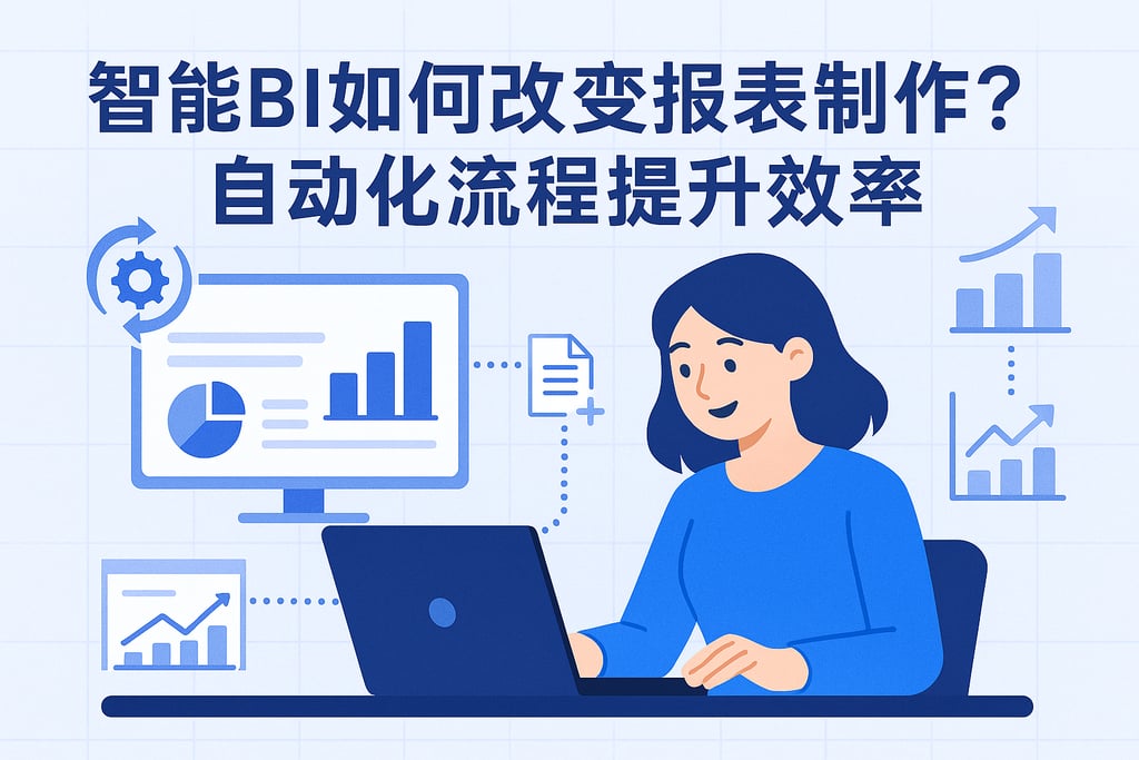 智能BI如何改变报表制作？自动化流程提升效率