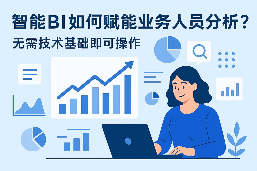 智能BI如何赋能业务人员分析？无需技术基础即可操作