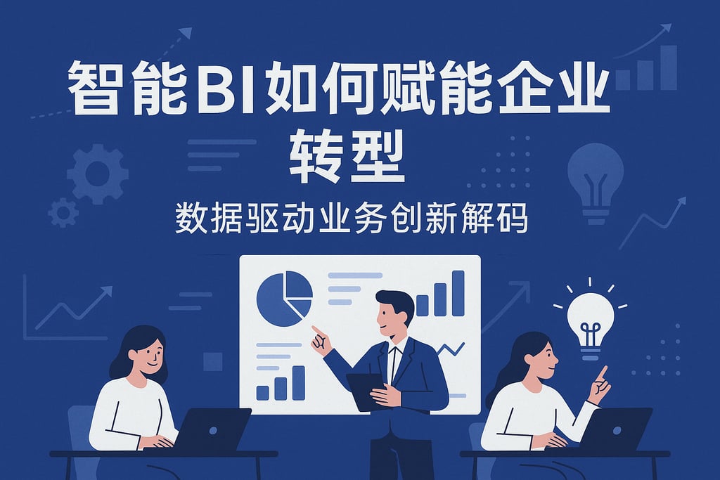 智能BI是如何赋能企业转型？数据驱动业务创新解码