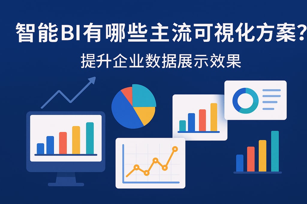 智能BI有哪些主流可视化方案？提升企业数据展示效果