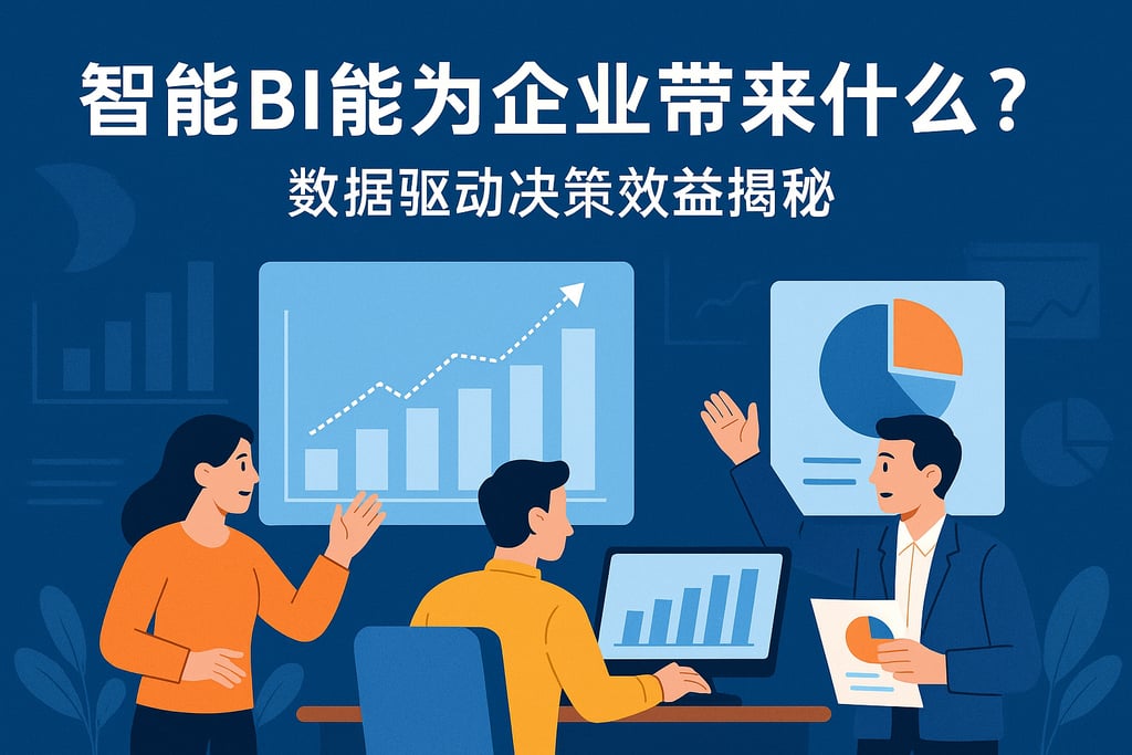 智能BI能为企业带来什么？数据驱动决策效益揭秘
