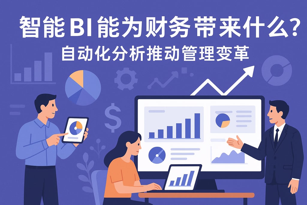 智能BI能为财务带来什么？自动化分析推动管理变革