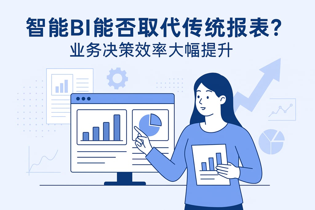 智能BI能否取代传统报表？业务决策效率大幅提升