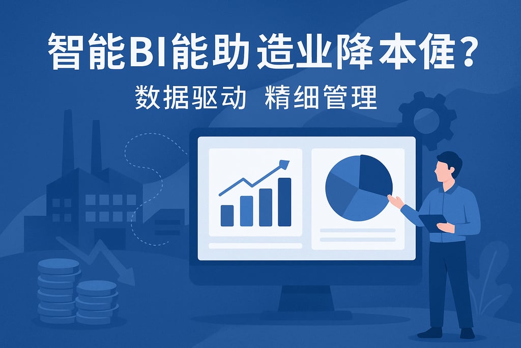 智能BI能帮助制造业降本增效吗？数据驱动精细管理