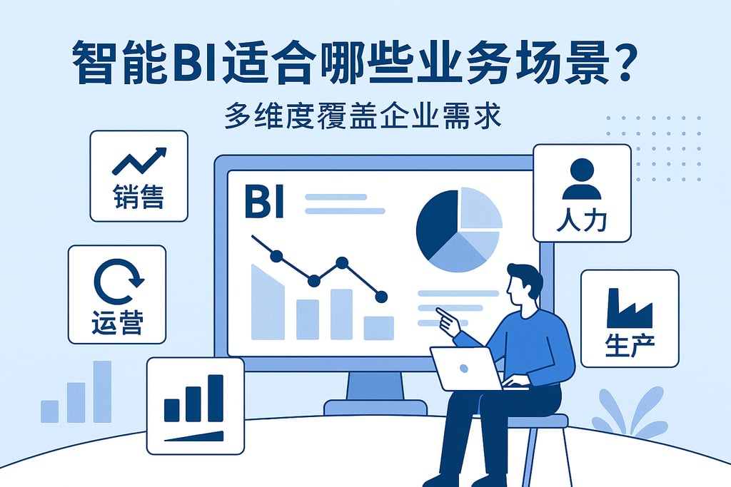智能BI适合哪些业务场景？多维度覆盖企业需求