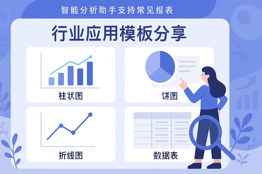 智能分析助手支持哪些常见报表？行业应用模板分享