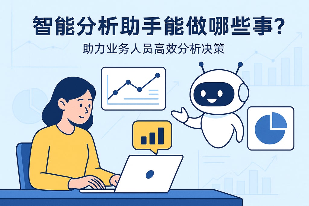 智能分析助手能做哪些事情？助力业务人员高效分析决策