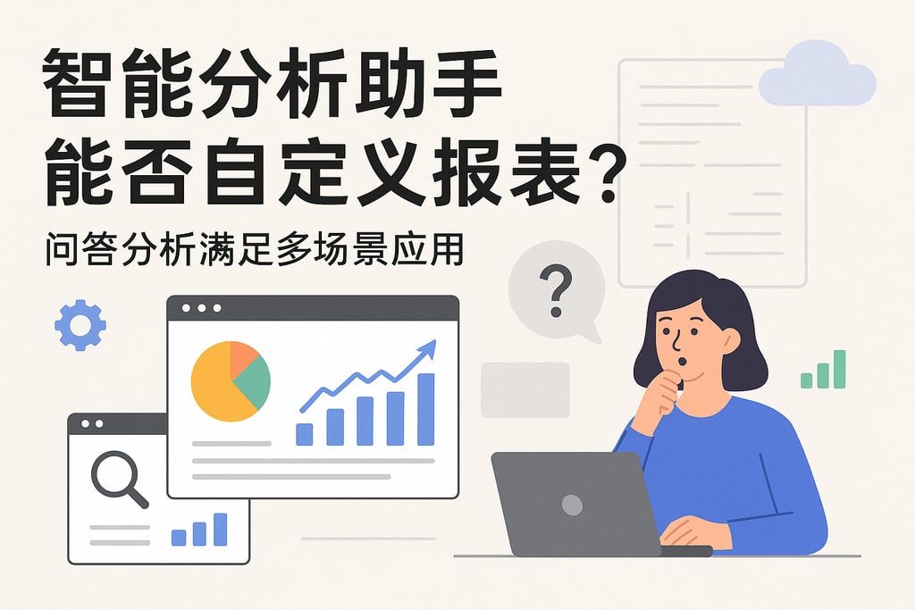 智能分析助手能否自定义报表？问答分析满足多场景应用