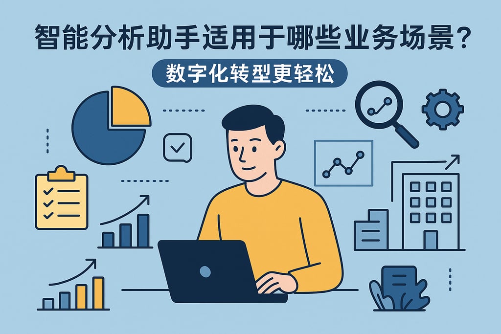 智能分析助手适用于哪些业务场景？数字化转型更轻松