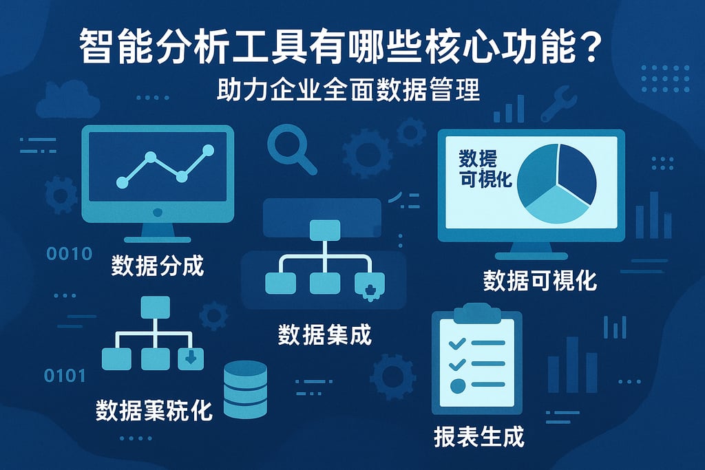 智能分析工具有哪些核心功能？助力企业全面数据管理