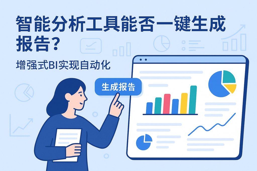 智能分析工具能否一键生成报告？增强式BI实现自动化