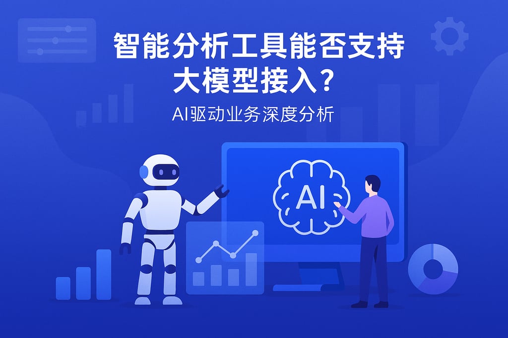 智能分析工具能否支持大模型接入？AI驱动业务深度分析