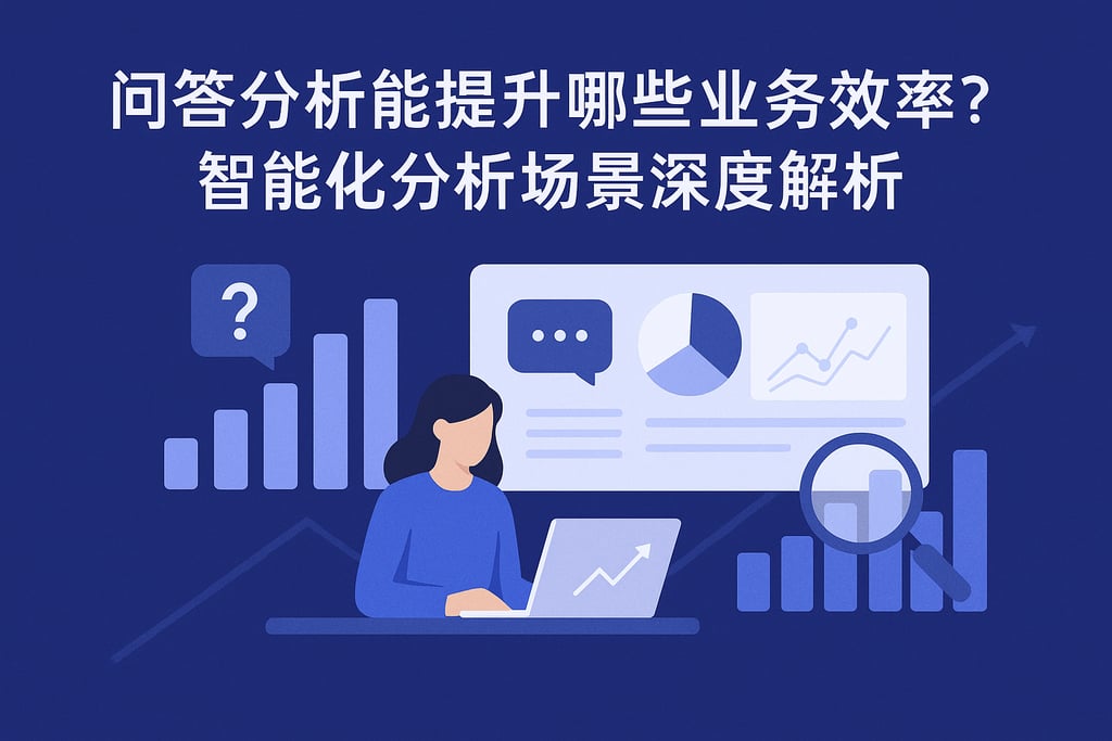 问答分析能提升哪些业务效率？智能化分析场景深度解析