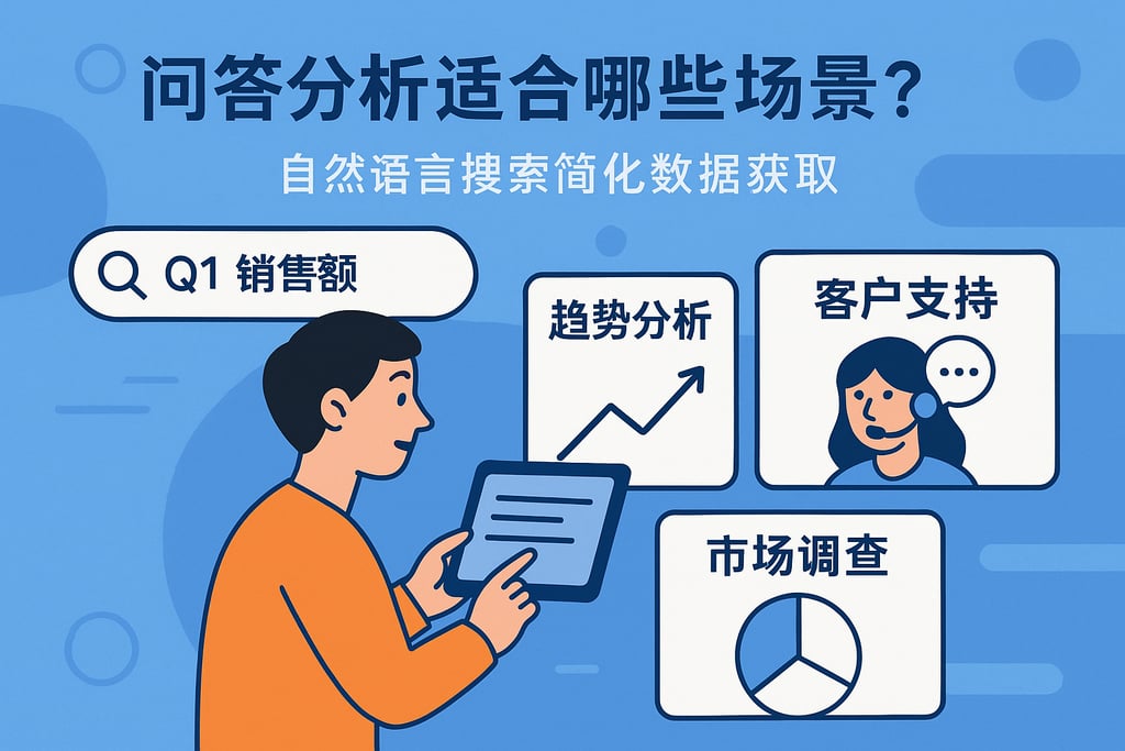 问答分析适合哪些场景？自然语言搜索简化数据获取