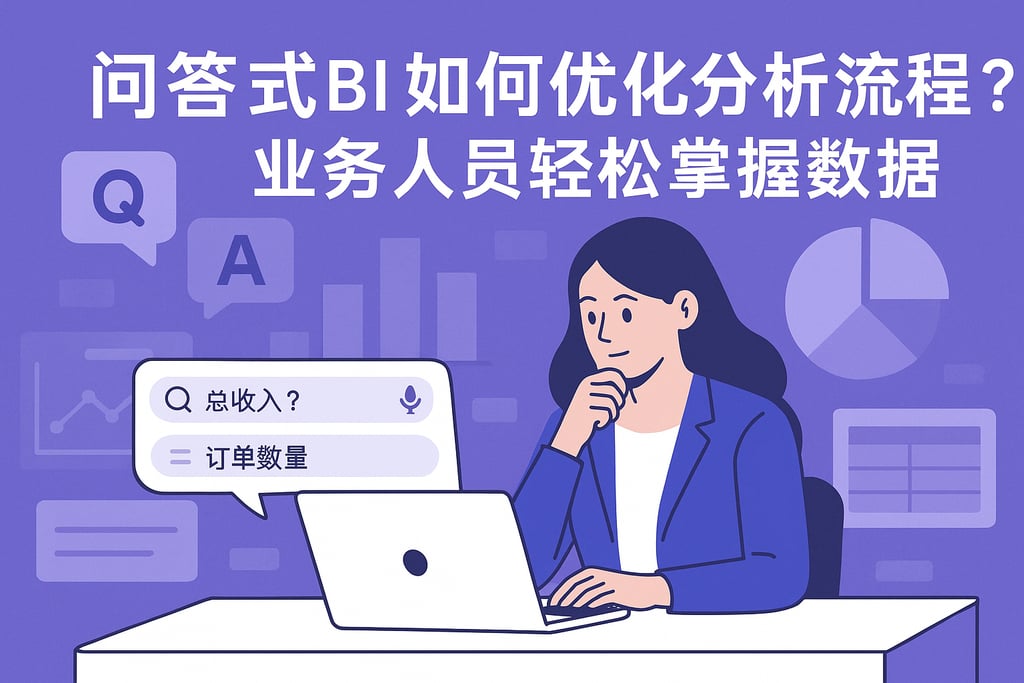 问答式BI如何优化分析流程？业务人员轻松掌握数据