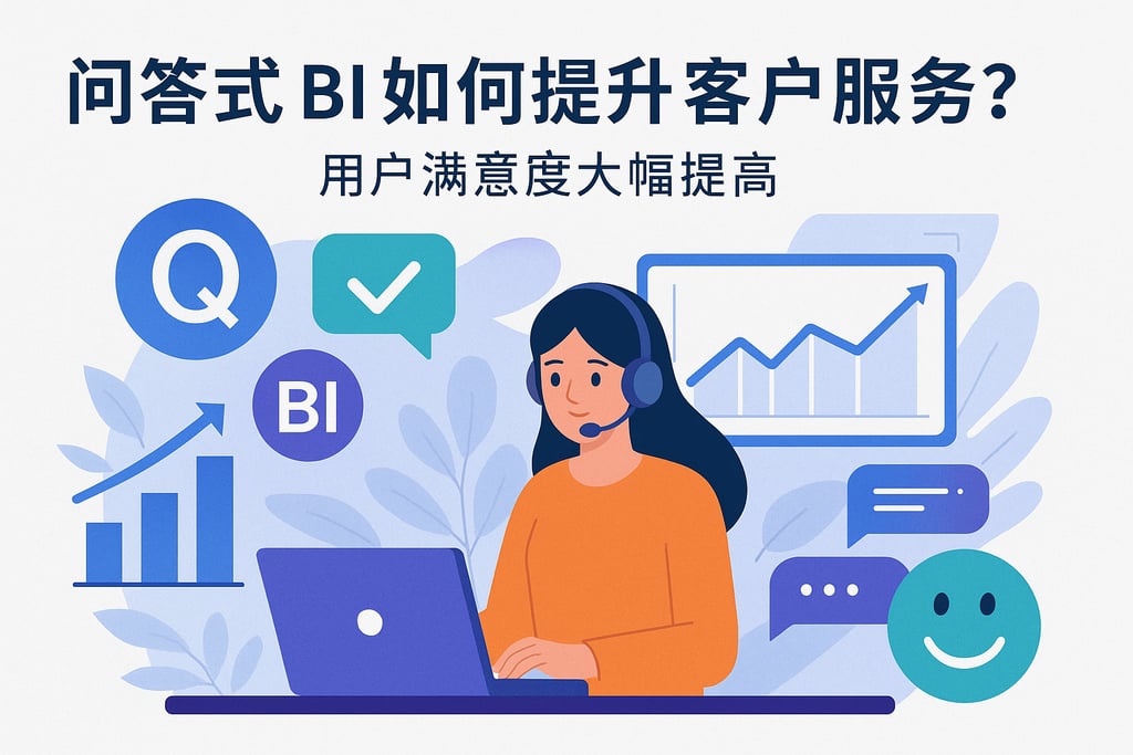 问答式BI如何提升客户服务？用户满意度大幅提高