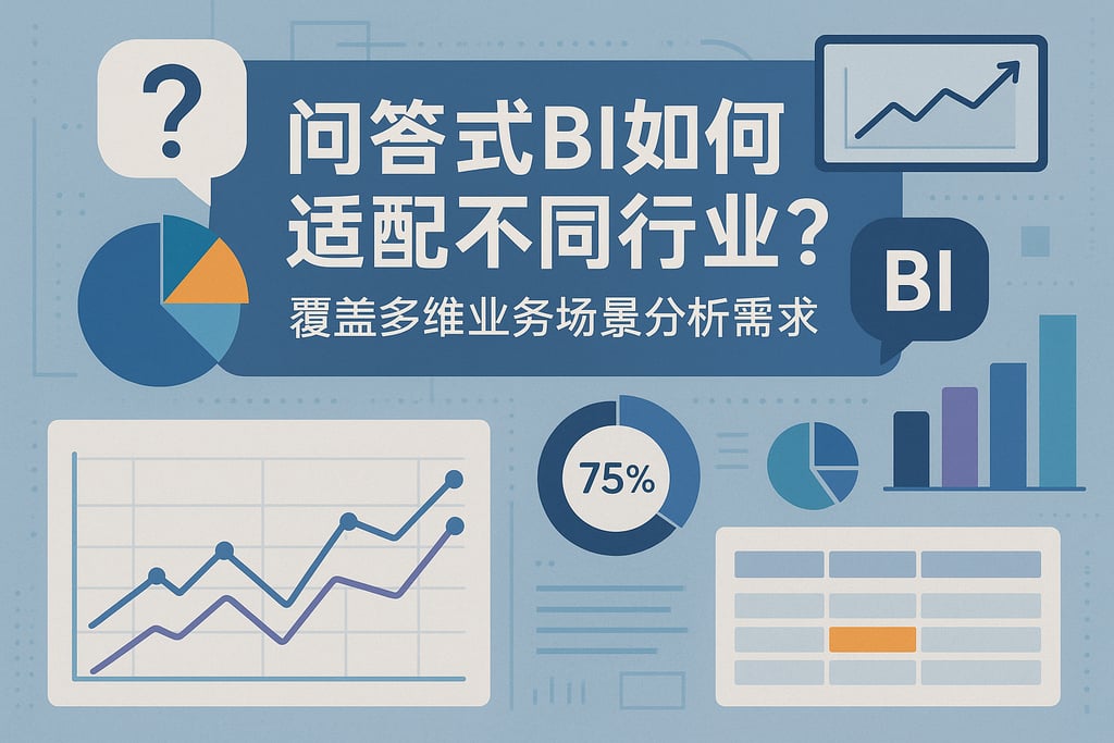 问答式BI如何适配不同行业？覆盖多维业务场景分析需求