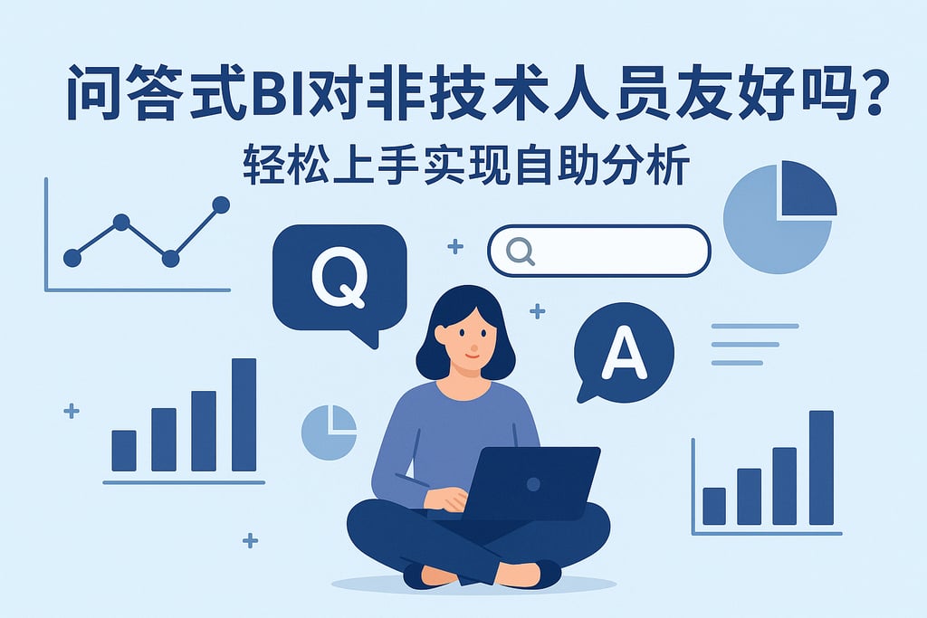 问答式BI对非技术人员友好吗？轻松上手实现自助分析