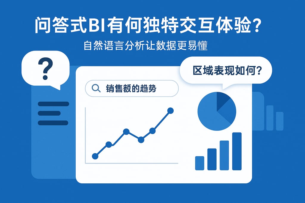 问答式BI有何独特交互体验？自然语言分析让数据更易懂