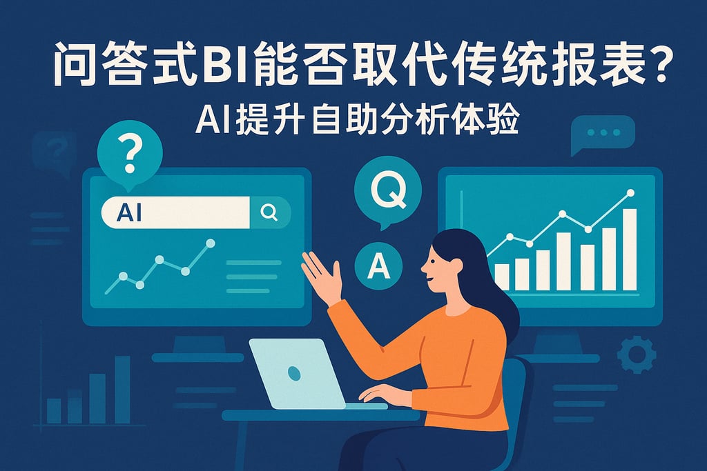 问答式BI能否取代传统报表？AI提升自助分析体验