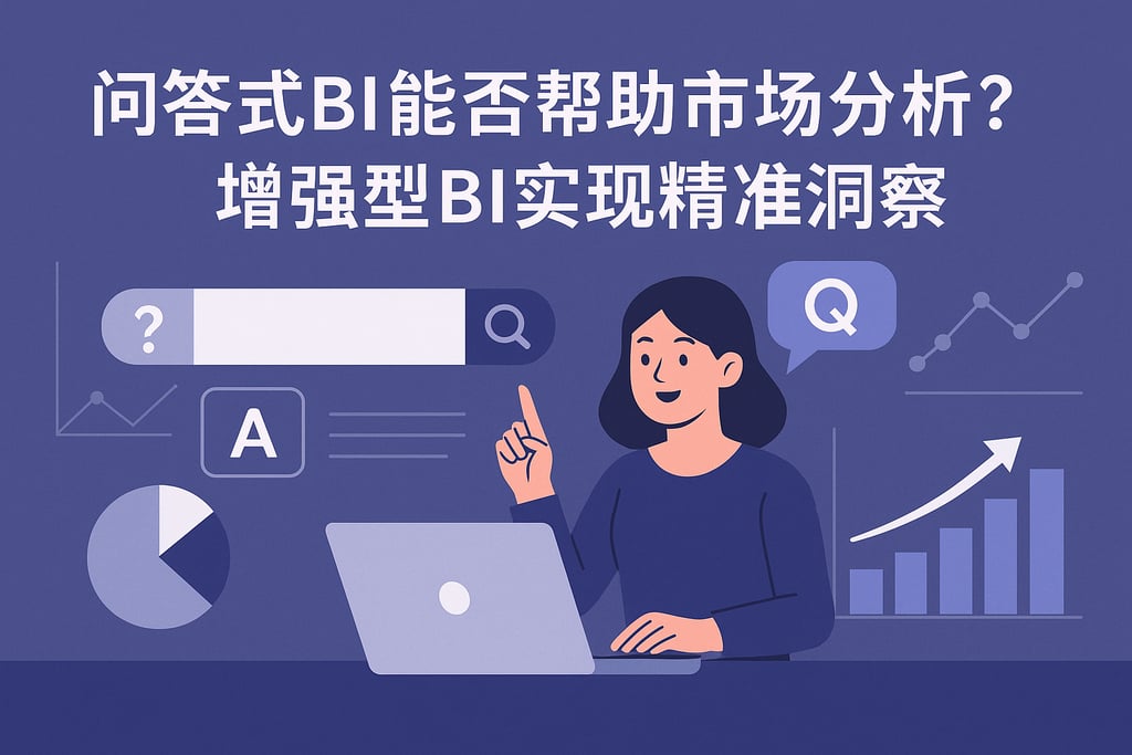 问答式BI能否帮助市场分析？增强型BI实现精准洞察