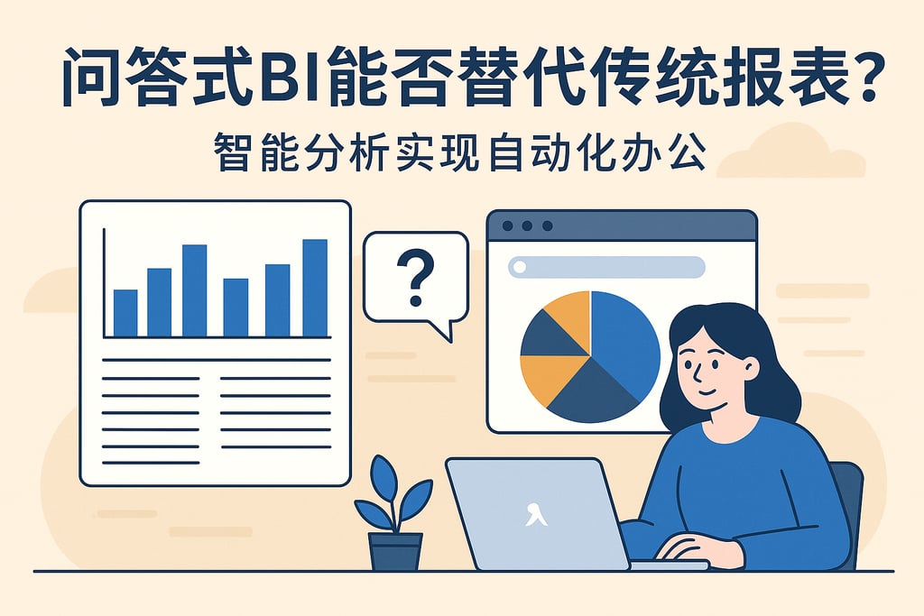 问答式BI能否替代传统报表？智能分析实现自动化办公