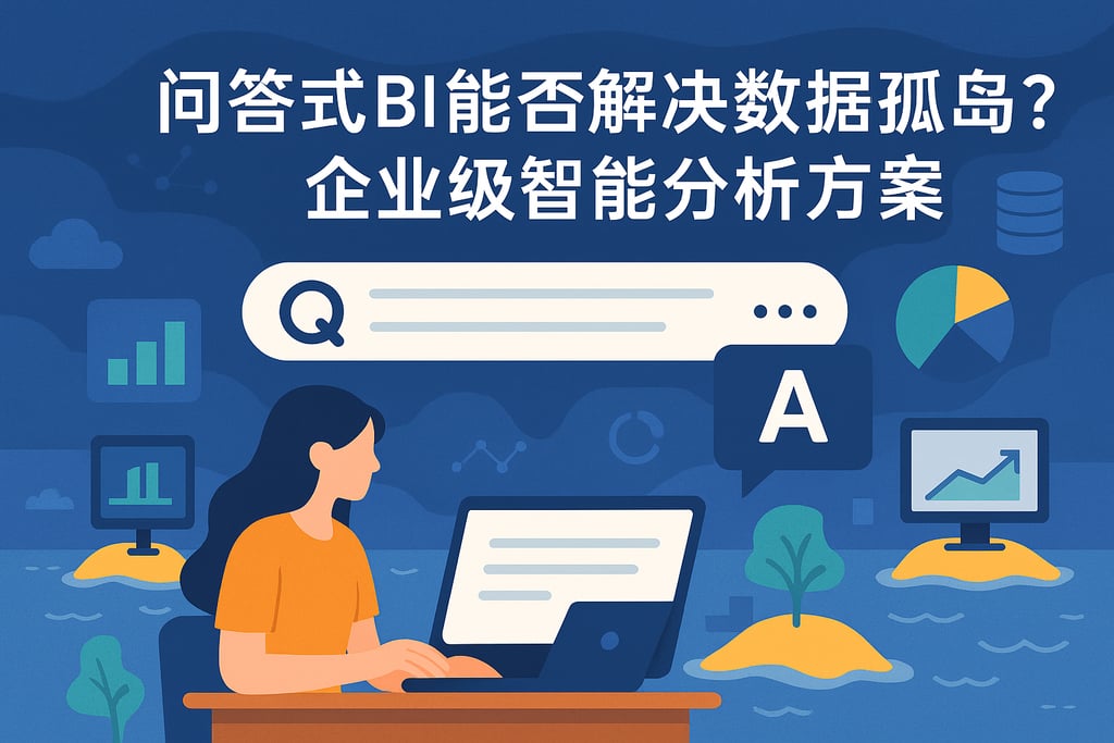 问答式BI能否解决数据孤岛？企业级智能分析方案