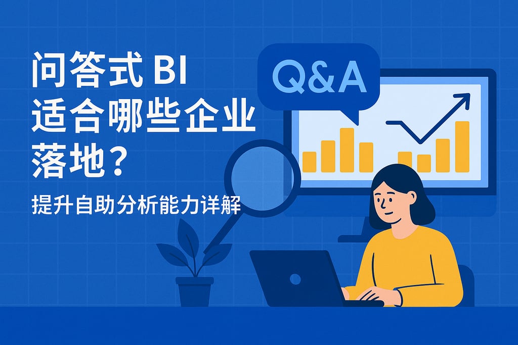 问答式BI适合哪些企业落地？提升自助分析能力详解