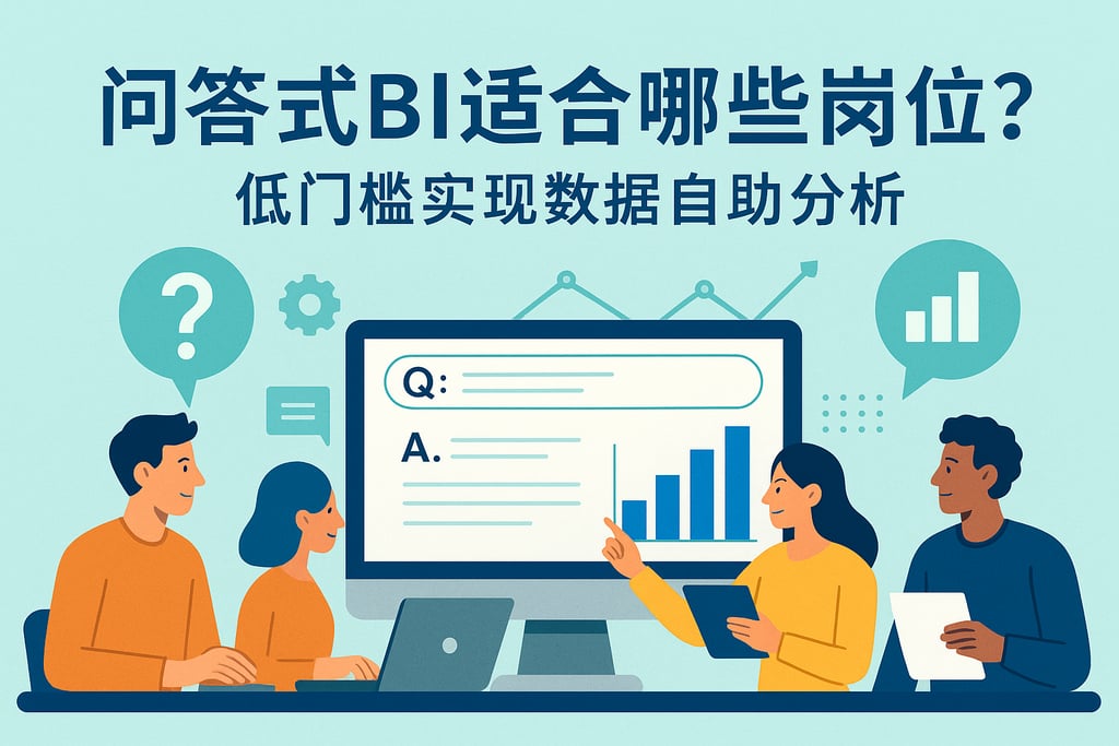 问答式BI适合哪些岗位？低门槛实现数据自助分析