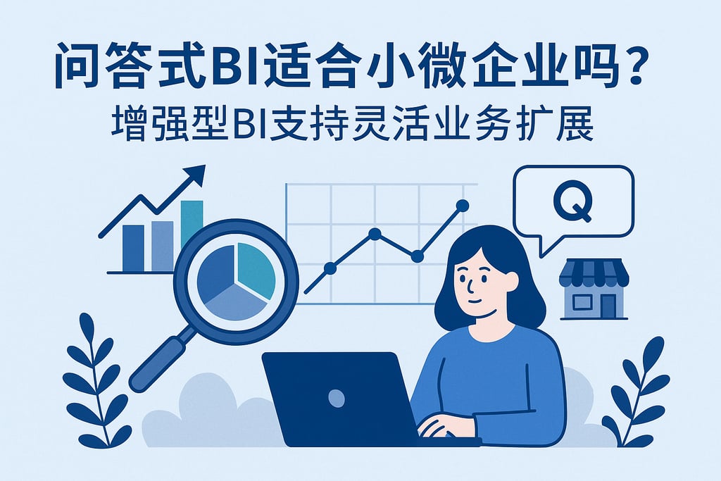 问答式BI适合小微企业吗？增强型BI支持灵活业务扩展